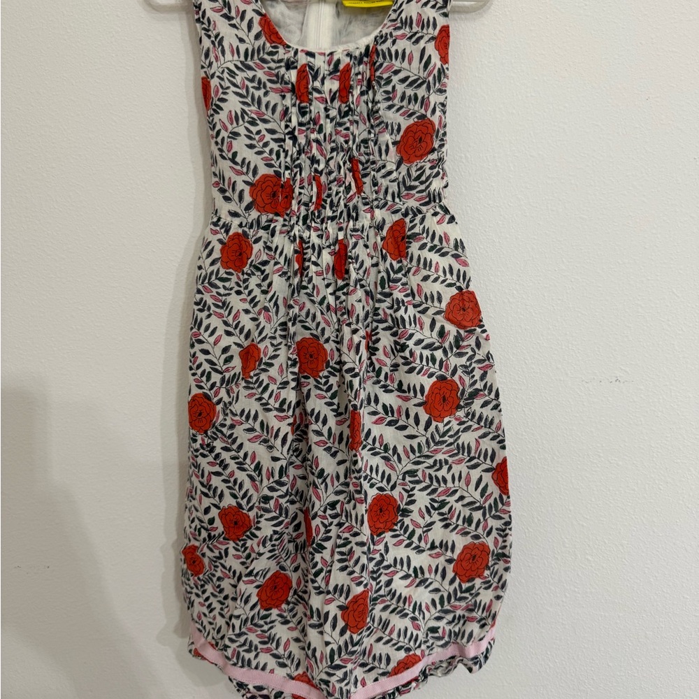 Roberta Roller Rabbit Floral Dress with Red and Green